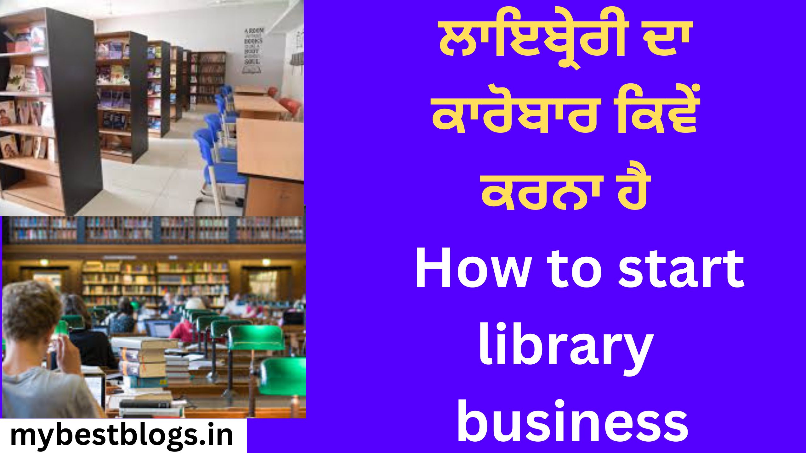 ਲਾਇਬ੍ਰੇਰੀ ਦਾ ਕਾਰੋਬਾਰ ਕਿਵੇਂ ਕਰਨਾ ਹੈ How to start library business